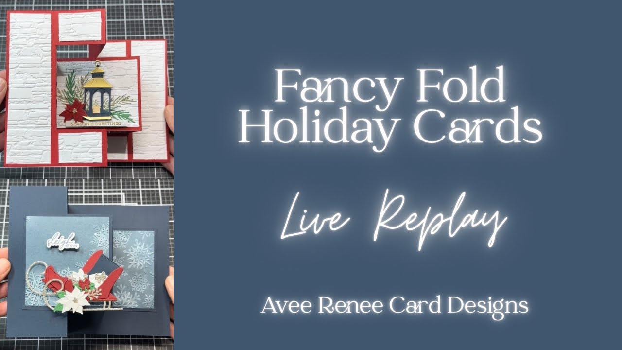 Fancy Fold Holiday Cards
