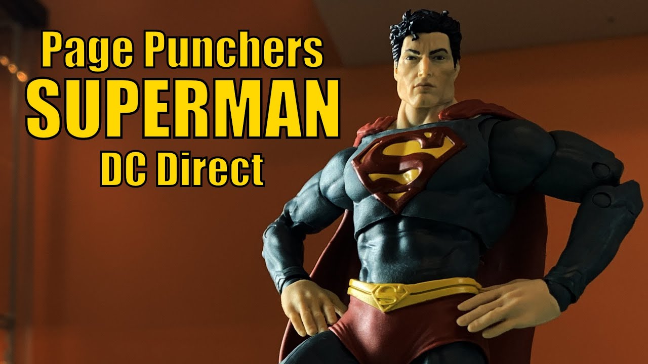 DC Direct | Superman | Page Punchers | McFarlane Toys | Black Adam Comic | Action Figure Review