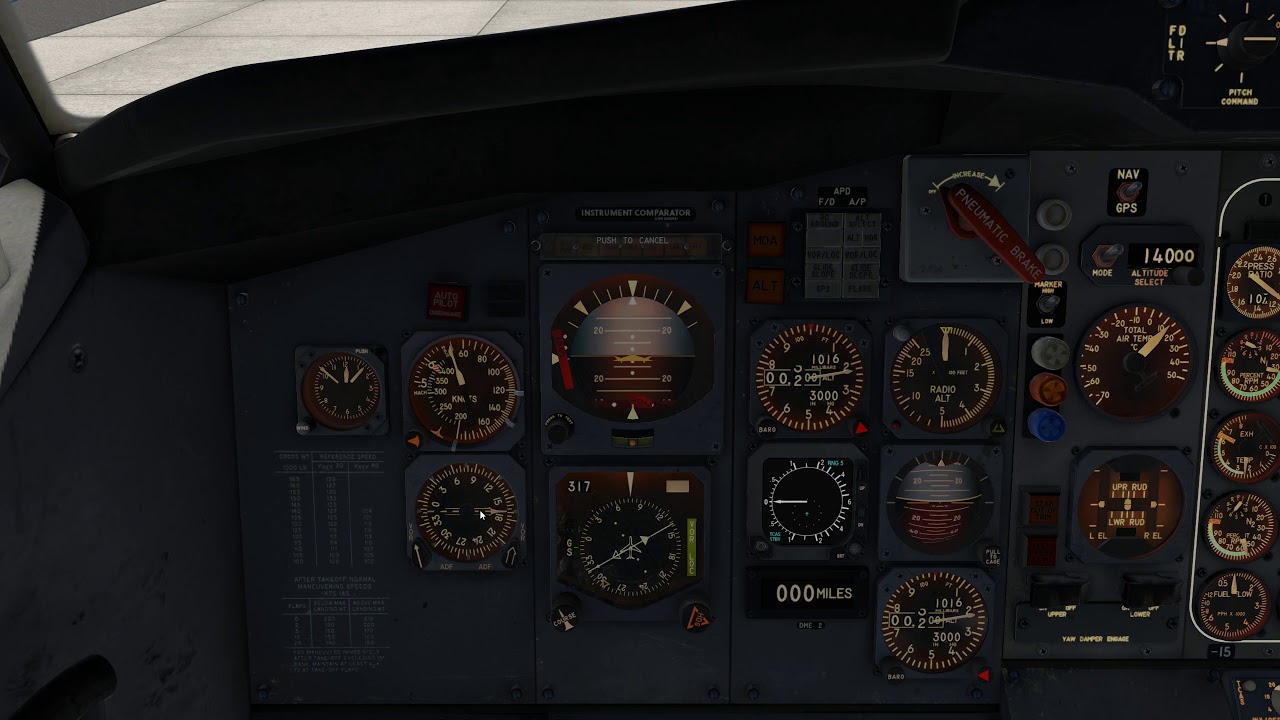FlyJSim 727 IFR KSBP-KSFO The Slant-Alpha Life
