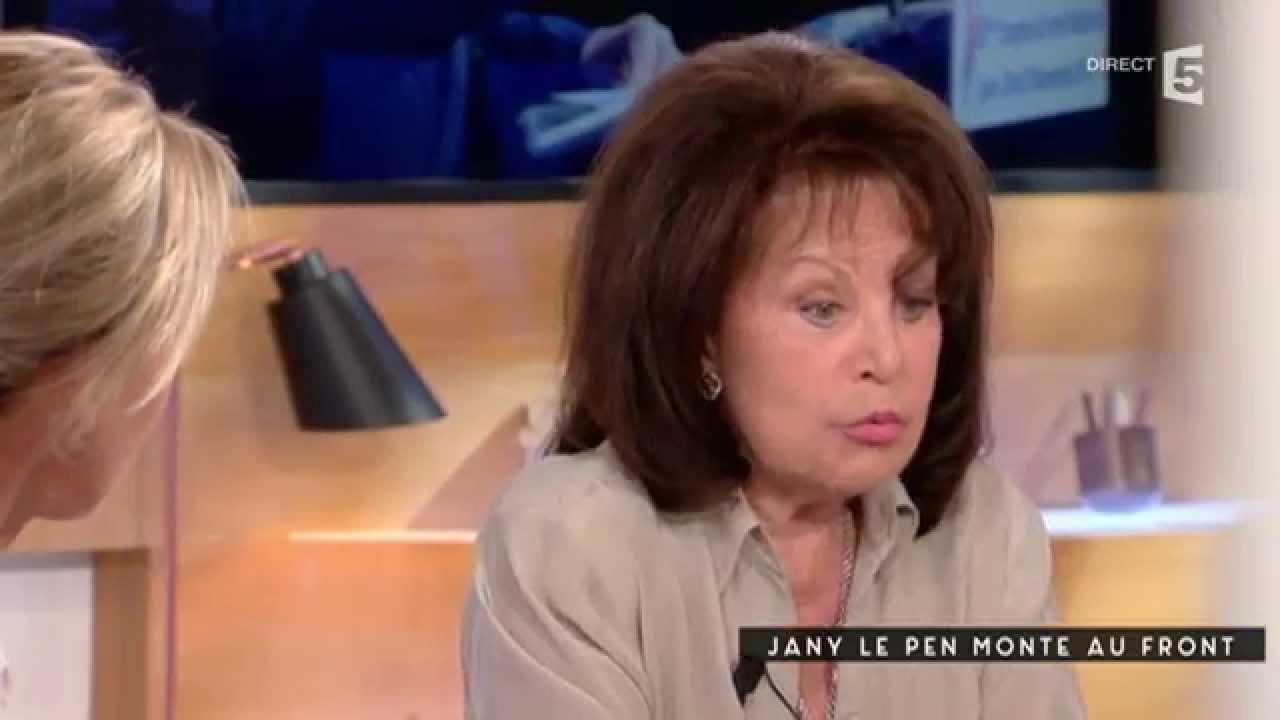 Jany Le Pen monte au front - c à vous - 07/09/2015