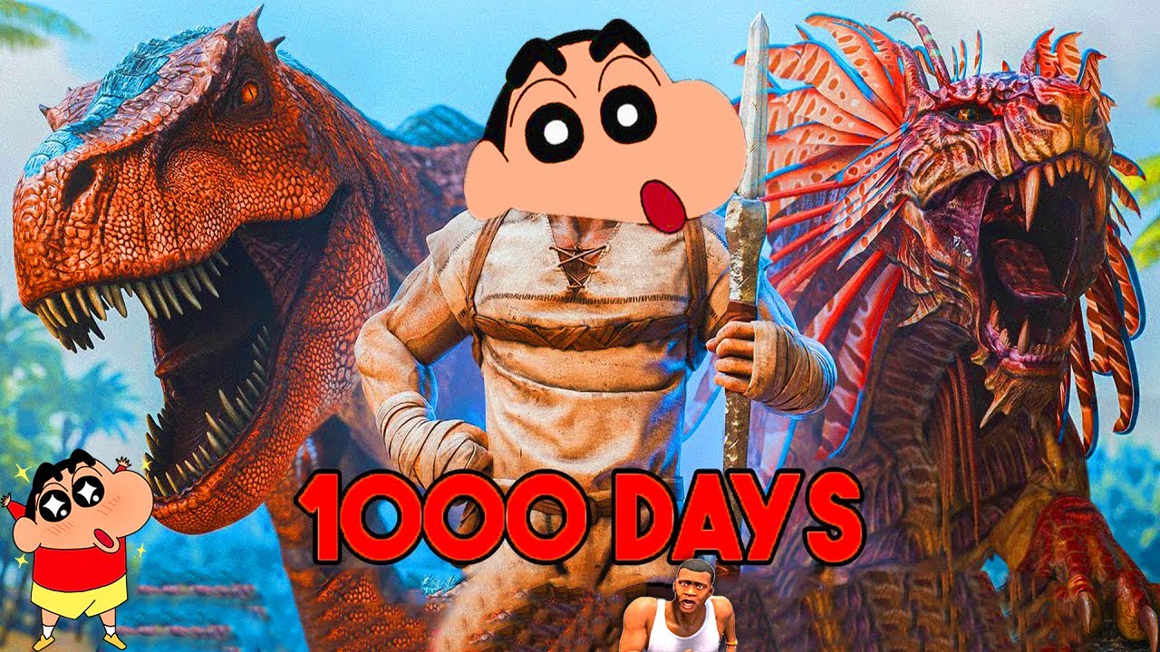 SHINCHAN Became Jurassic DINOSAUR to TAME ALPHA T-REX in DINO TAMERS with CHOP Part 2