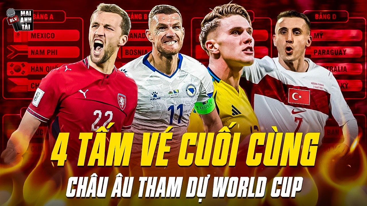 X&Aacute;C ĐỊNH 4 TẤM V&Eacute; CUỐI C&Ugrave;NG CỦA CH&Acirc;U &Acirc;U THAM DỰ WORLD CUP: ITALIA LẦN THỨ BA LI&Ecirc;N TIẾP L&Agrave;M KH&Aacute;N GIẢ
