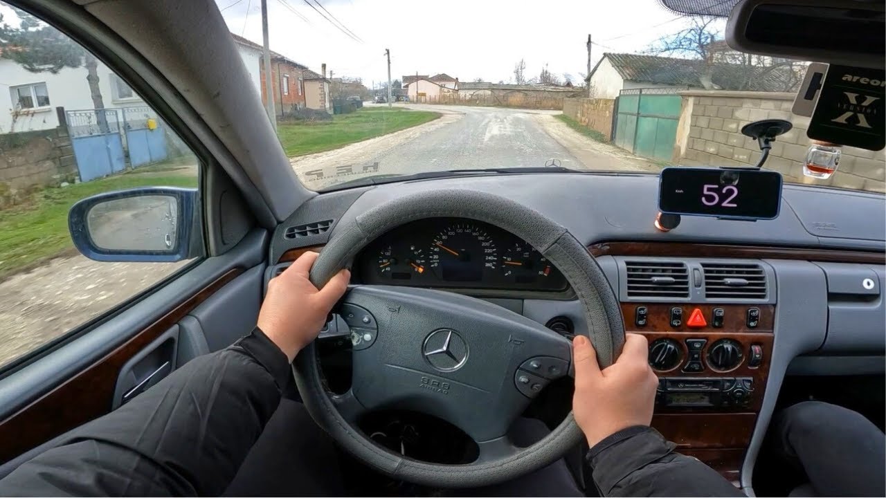 Mercedes Benz E270 CDI W210 2001 [170Hp] - POV Test Drive
