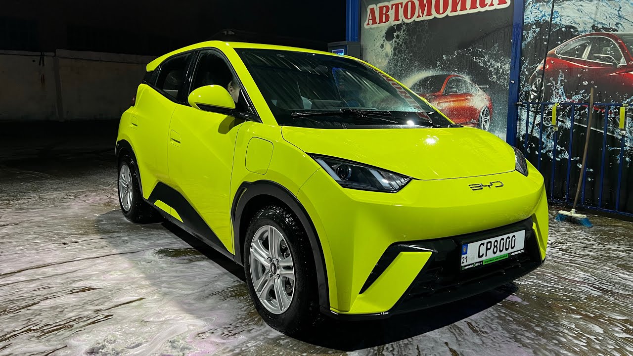BYD Seagull 30 кВт днище авто спустя 5000 км пробега. Прошел одну зиму