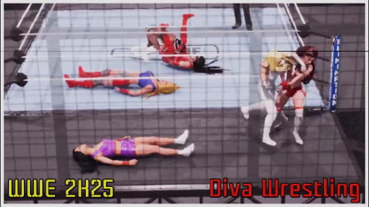 WWE 2K25 Six Tantalising WWS-TKOA Starlets in an Elimination Chamber Match 