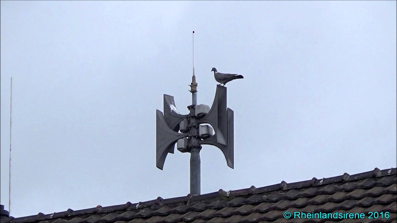 ECN 600 - Sirenenprobe Dormagen - Elektronische Sirene mit 600 Watt