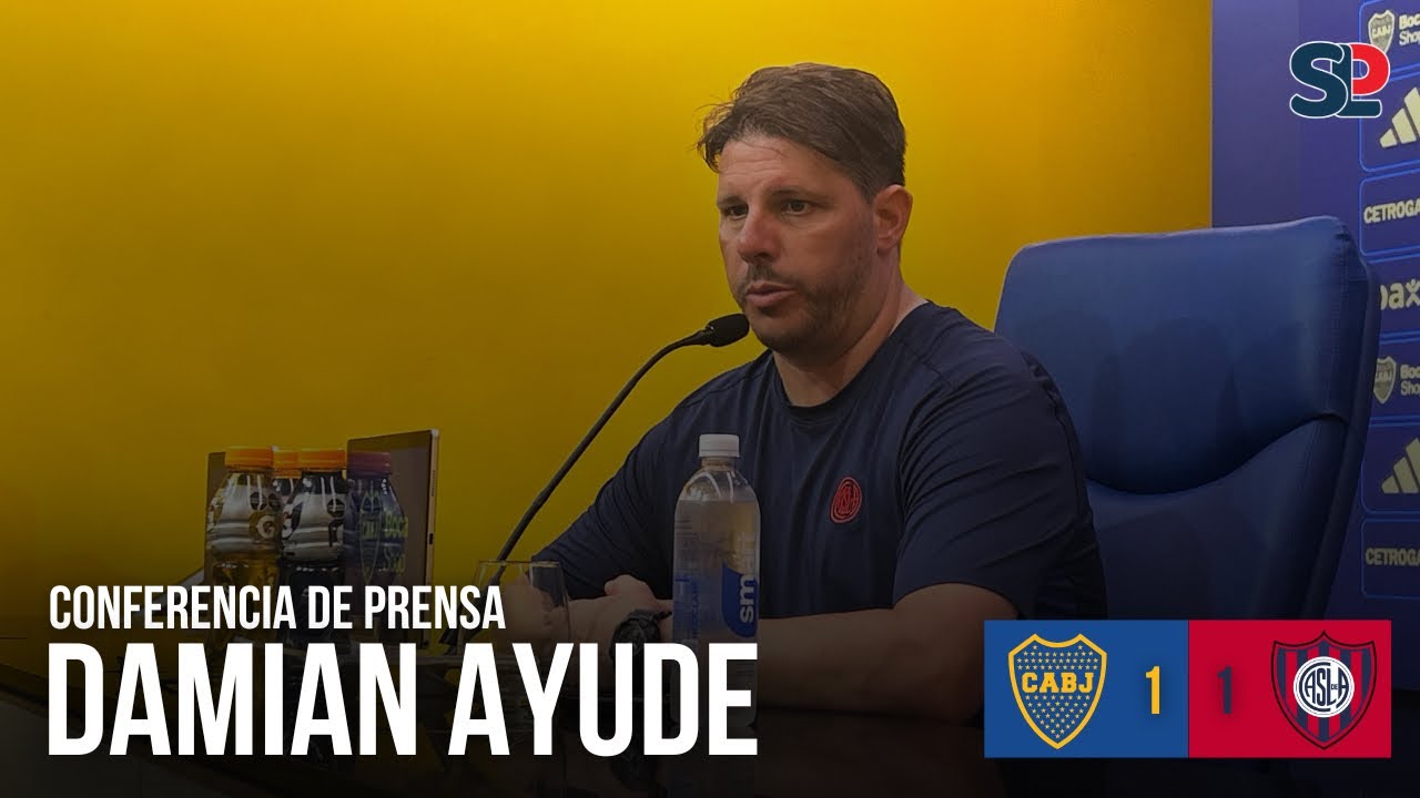 #Boca 1-1 #SanLorenzo | Damián Ayude en conferencia de prensa 