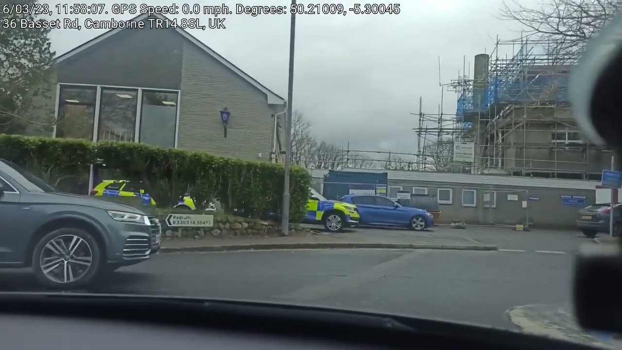 my Route 8 Camborne driving