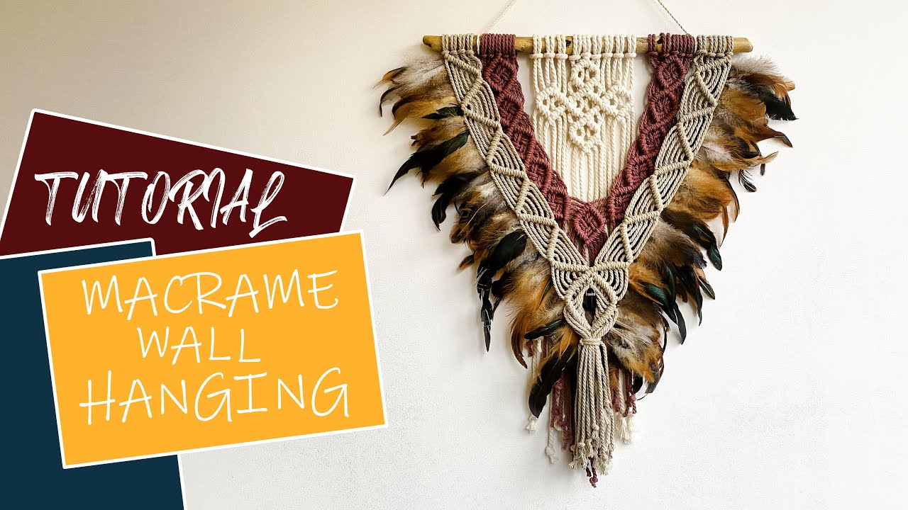 Bohemian Macrame Wall Hanging (for Beginners)