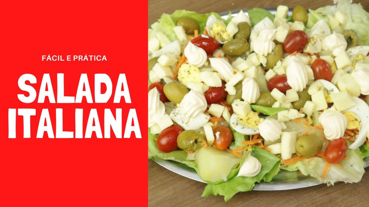 SALADA ITALIANA PRÁTICA E DELICIOSA
