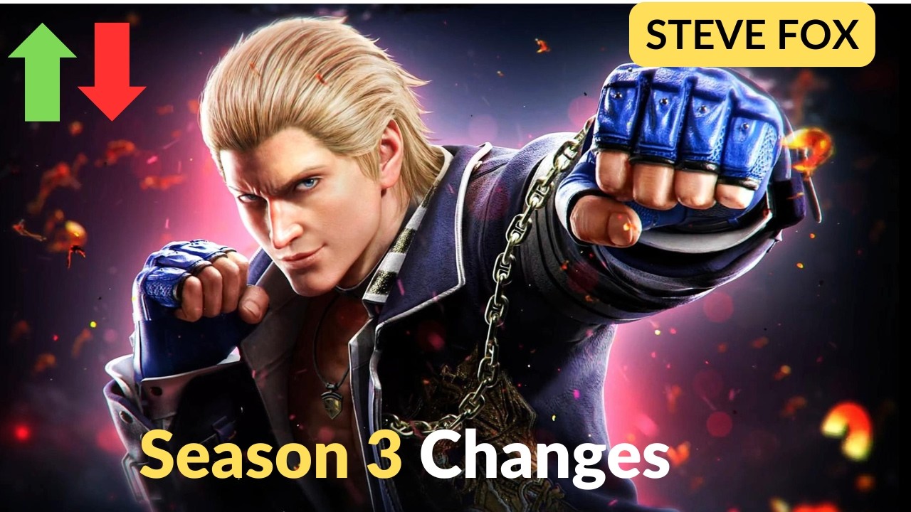 Steve Fox Season 3 Buffs & Nerfs Breakdown! 🥊 | Tekken 8