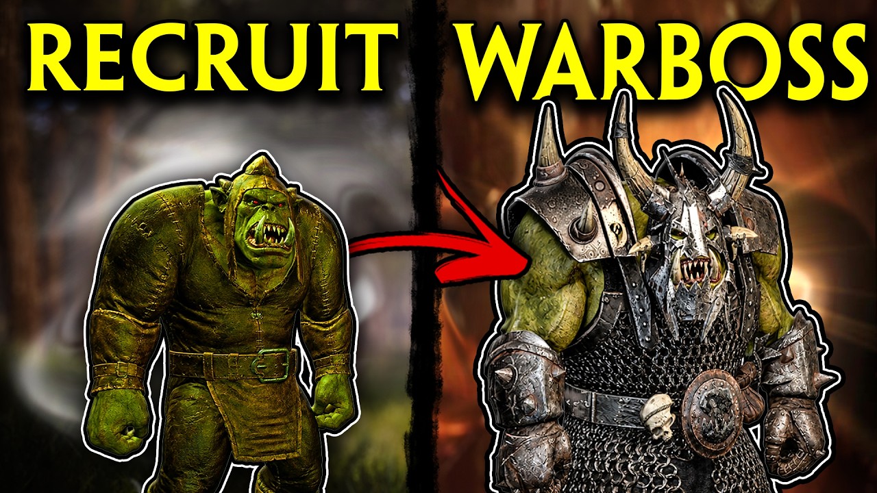 Can I go from RECRUIT to WARBOSS in Bannerlord WARHAMMER Mod?