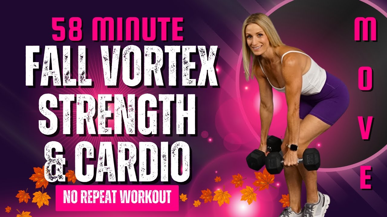 58 Minute Fall Vortex | Upper, Lower, Abs, Cardio | No Repeats!