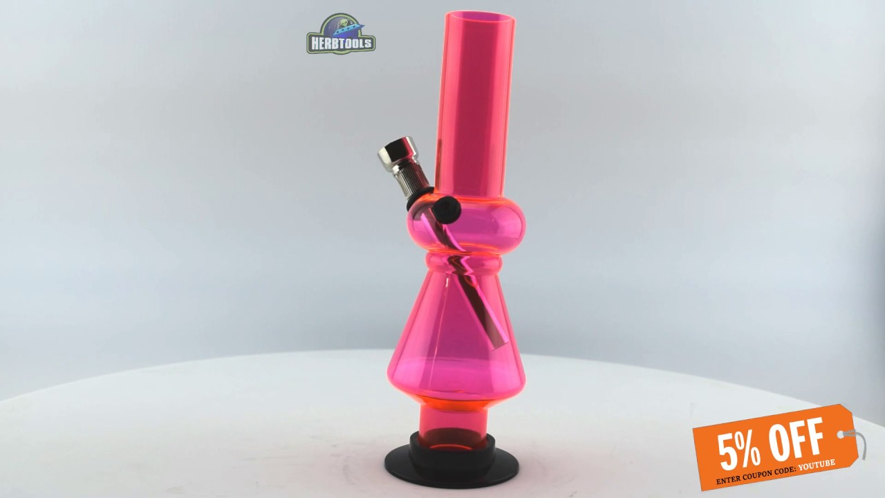 Acrylic TeePee Small Bong  [HD] [HERBTOOLS]