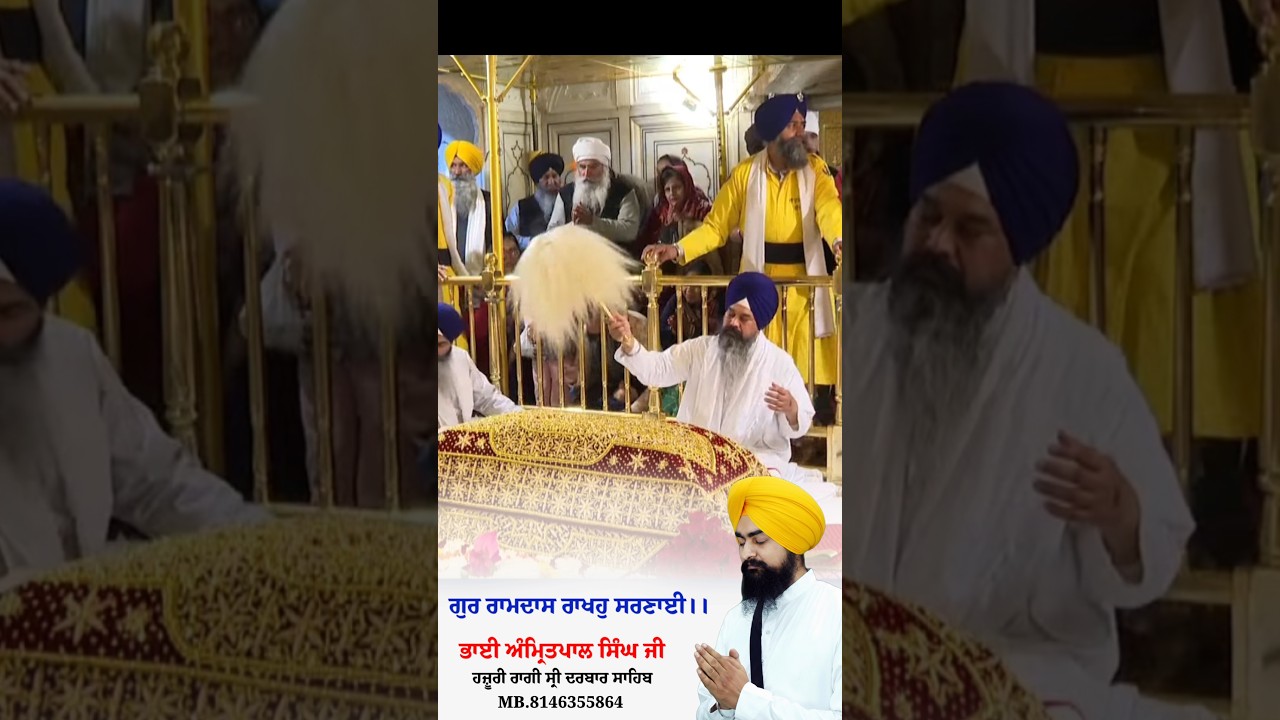 Gur Ramdas Rakho Sarnai_Bhai Amritpal singh ji hazoori ragi sri darbar sahib #darbarsahib #kirtan