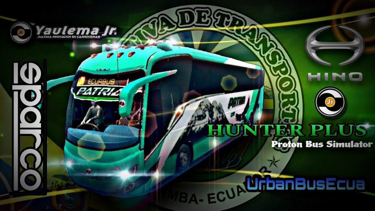 ✅ Nuevo Mod 🚨 Yaulema Hunter Plus Hino🚨🚍  Para Proton bus simulator 🔥