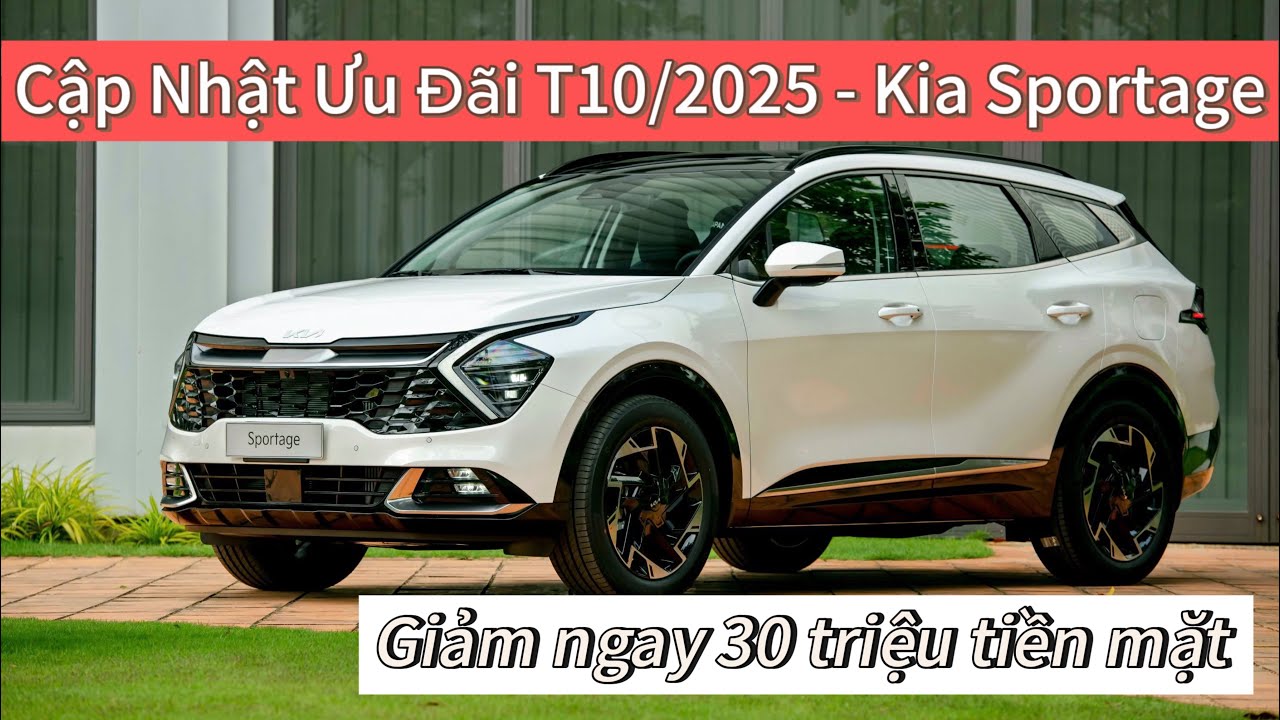 Cập nhật nhanh giá ưu tháng 10/2025 này của mẫu xe Kia Sportage cùng Kia Trường Chinh HCM 