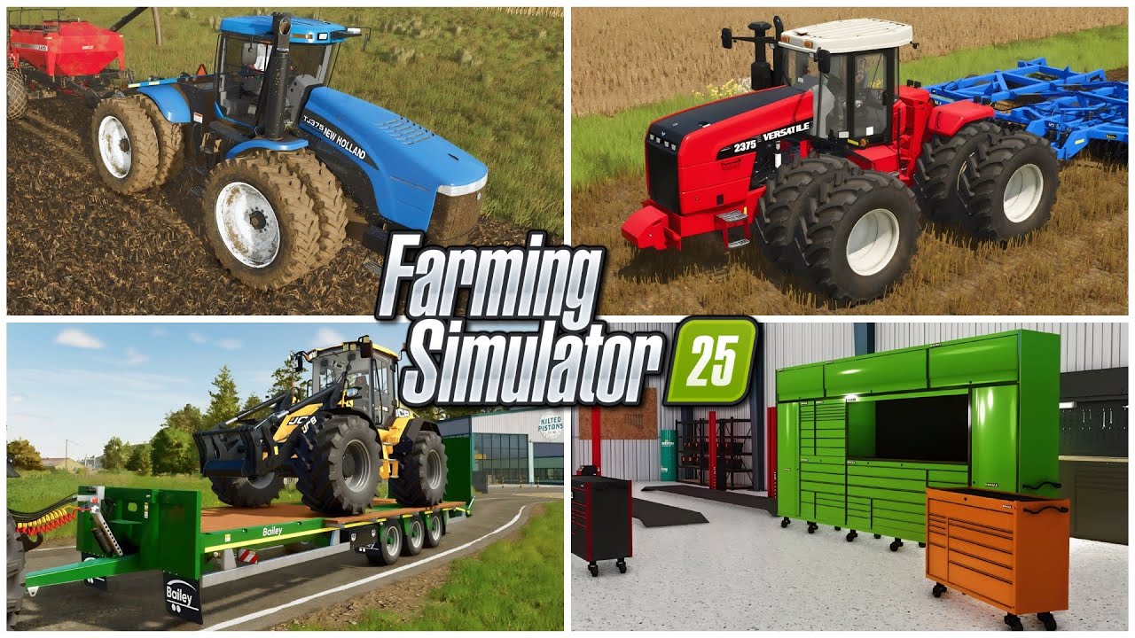 New Holland TJ T9000, Versatile NH 4WD, & ToolBox Pack! | Farm Sim News