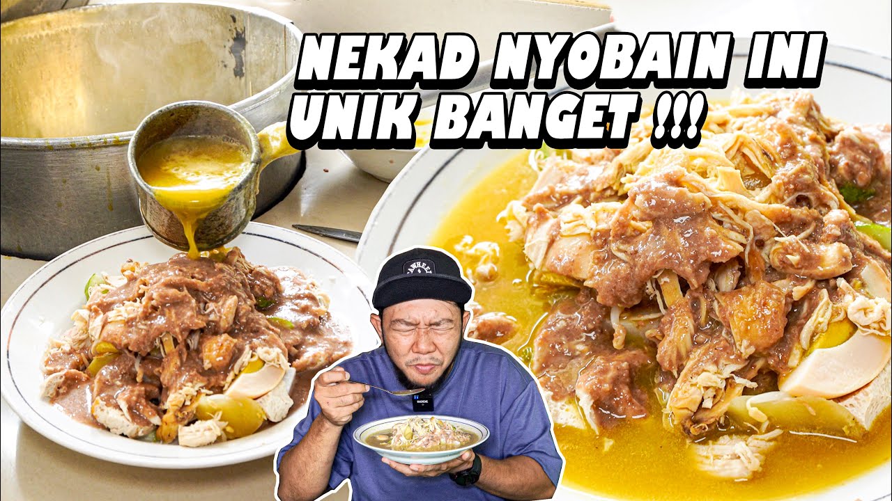 CUMA DISINI GADO2 DI KASIH TOPING AYAM DI SIRAM KUAH KARI !!