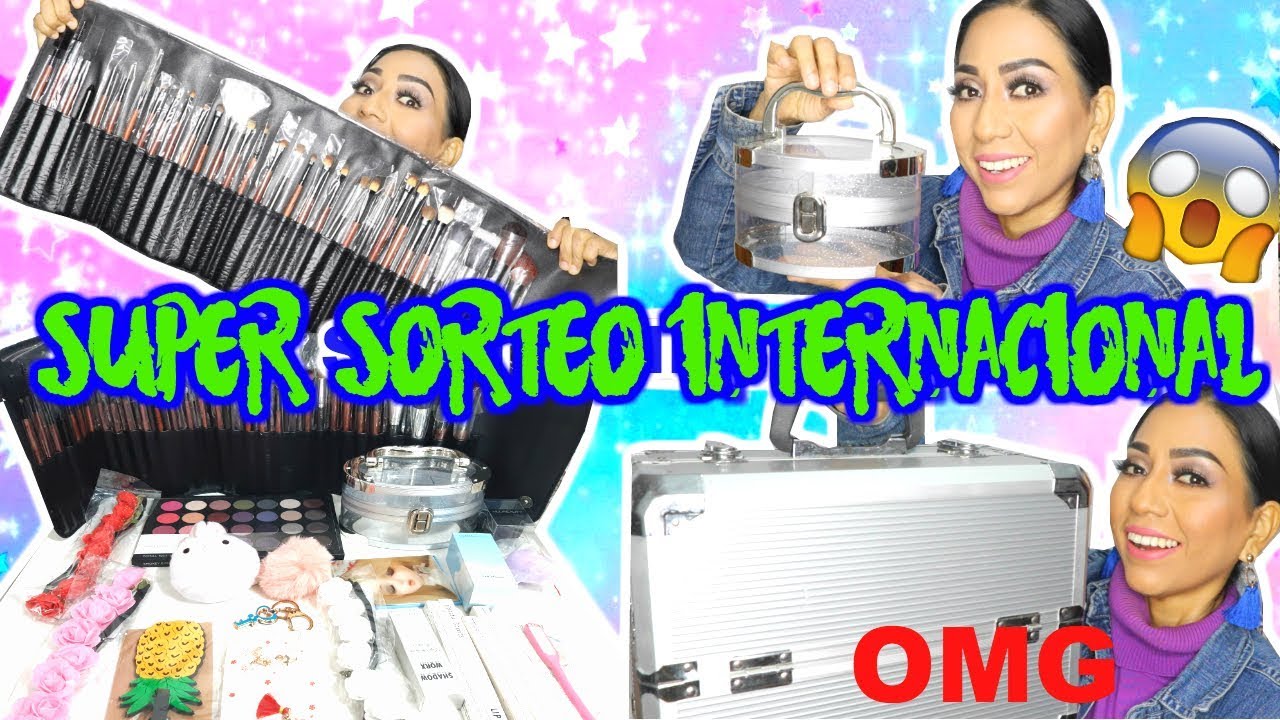 SORTEO (CERRADO)INTERNACIONAL  - YA SOMOS 20K😱😭🙏 💄MAQUILLAJE  ACCESORIOS Y MAS🌟2 GANADORES