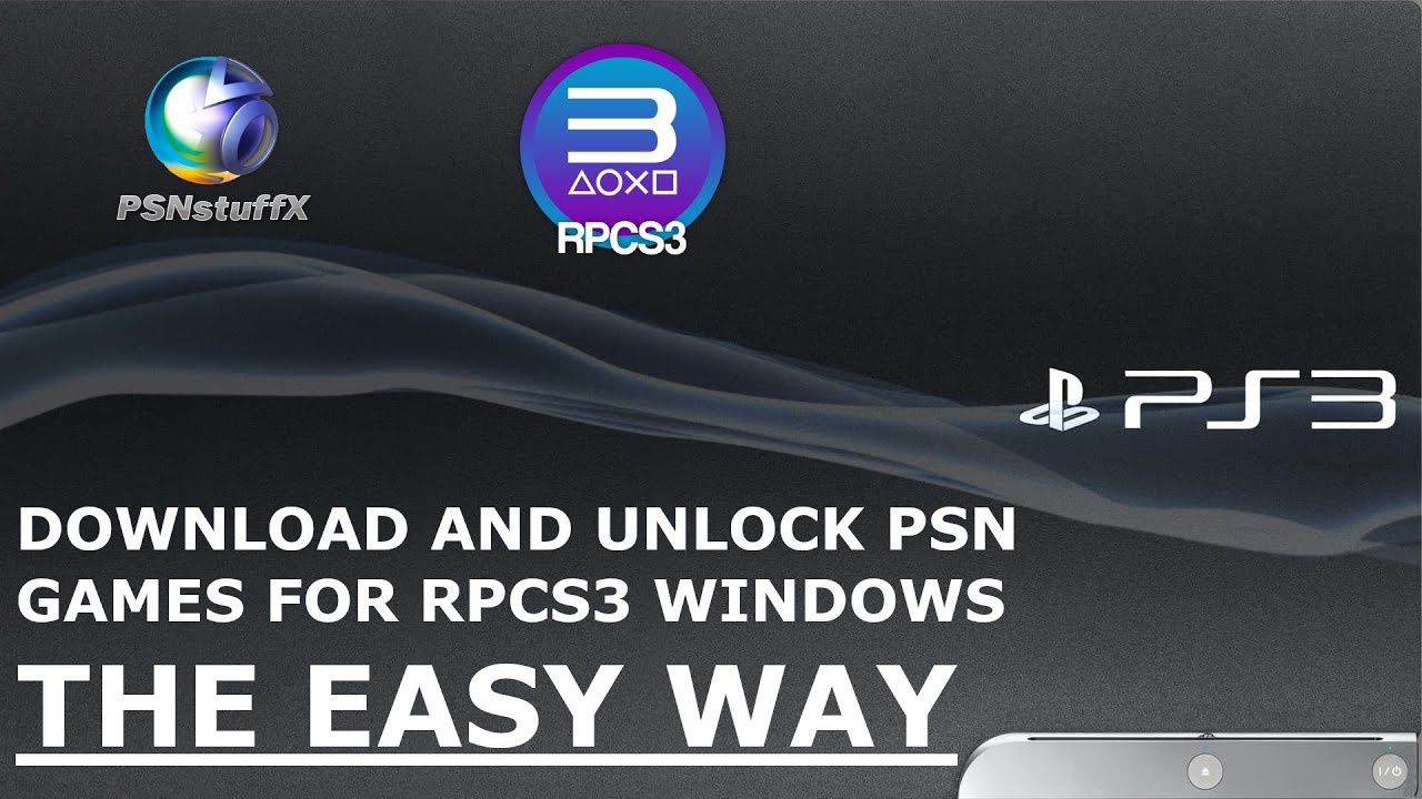 Простая загрузка и разблокировка игр для RPCS3 Windows 2024