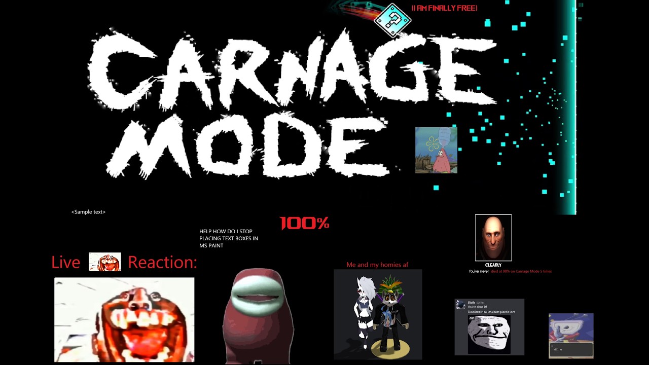Carnage Mode 100% (NEW HARDEST!)