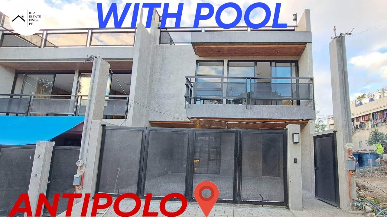 MODERN INDUSTRIAL HOUSE SETTING WITH POOL FOR SALE IN LOWER ANTIPOLO