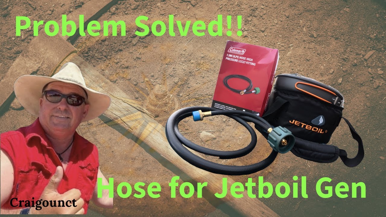 I have solved my problem with the Genisus Jet Boil Hose