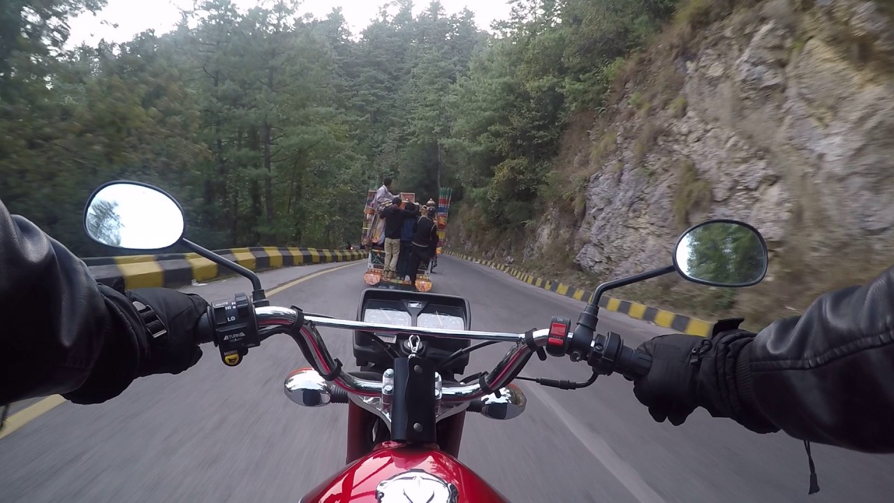 Motorcycle Ride From Nathiagali to Murree, Part 3 - GoPro Hero 4 Black