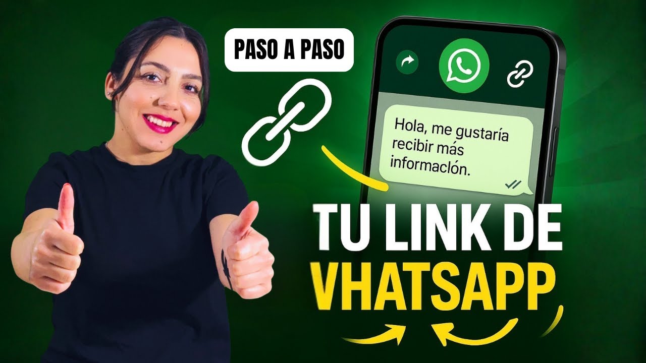 COMO CREAR UN ENLACE PERSONALIZADO DE WHATSAPP CON MENSAJE AUTOMÁTICO desde el móvil – Paso a Paso