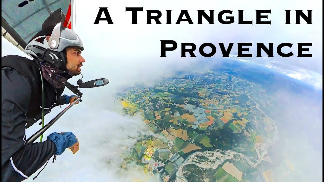[Narrated][4K] Flying a triangle in Provence, France. June 2024.