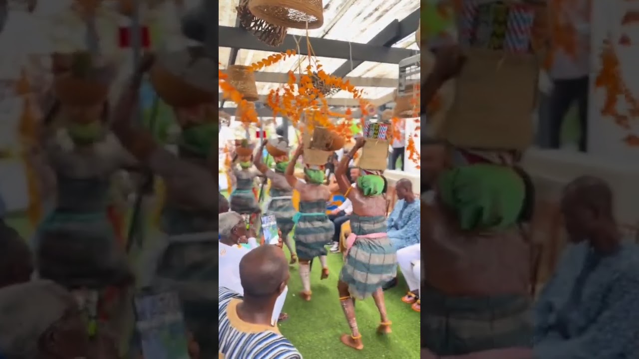 Borborbor dance by the EWE people in the VOLTA Region of GHANA🇬🇭