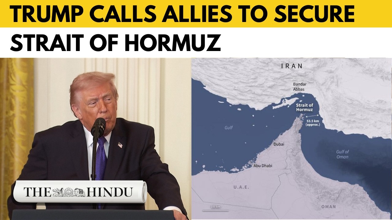 Iran–US tensions escalate | Trump calls for warships in Strait of Hormuz