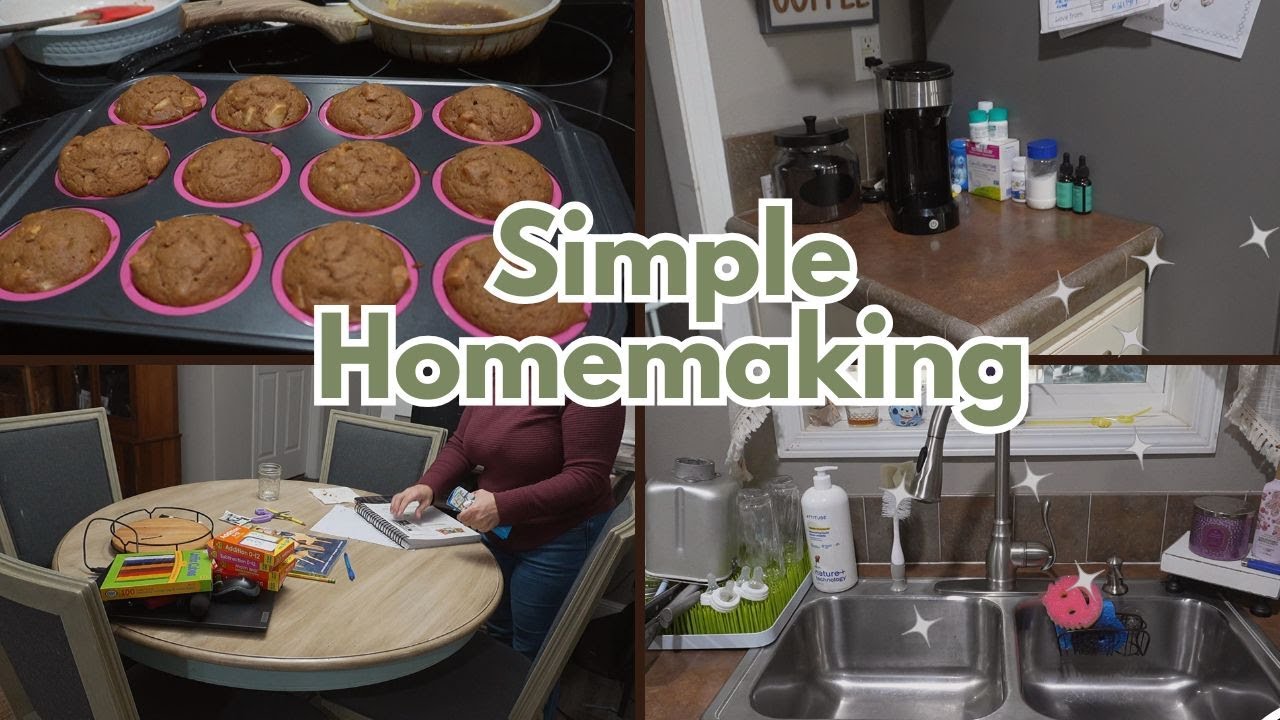 SIMPLE HOMEMAKING✨ Baking, Cleaning & Real Life