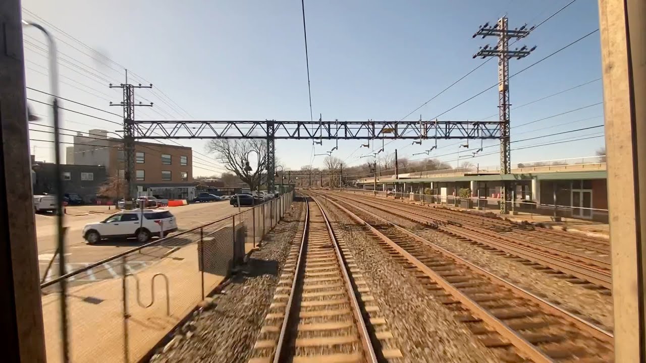(FULL RIDE) Rear View on Express Northeast Regional 152 (4K)