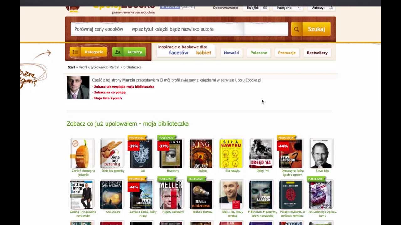 Szukaj inspiracji na e-booki