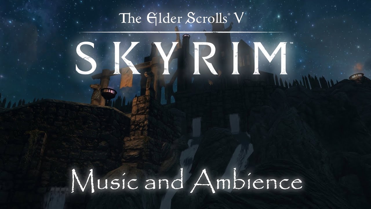 Take a peaceful stroll through the streets of Whiterun w/ chill Skyrim music and ambience 