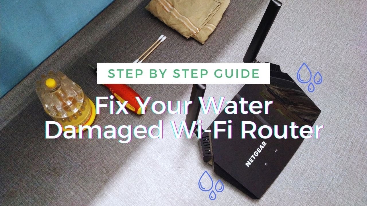 Fix Your Water Damaged Router (3 Easy Steps)