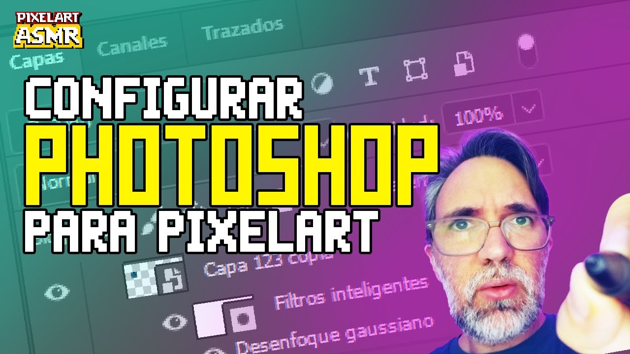 🎨🖌️Pixelart en photoshop: Como configurarlo [ASMR]