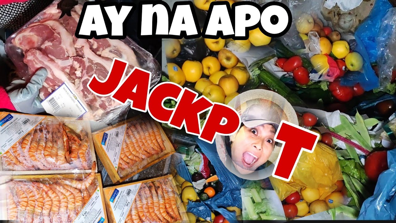 dumpster diving JACKPOT SA DAMI ORGANIC GULAY AT PRUTAS WALA HALOS KASAMA SA PAGKALKAL -jezvlog
