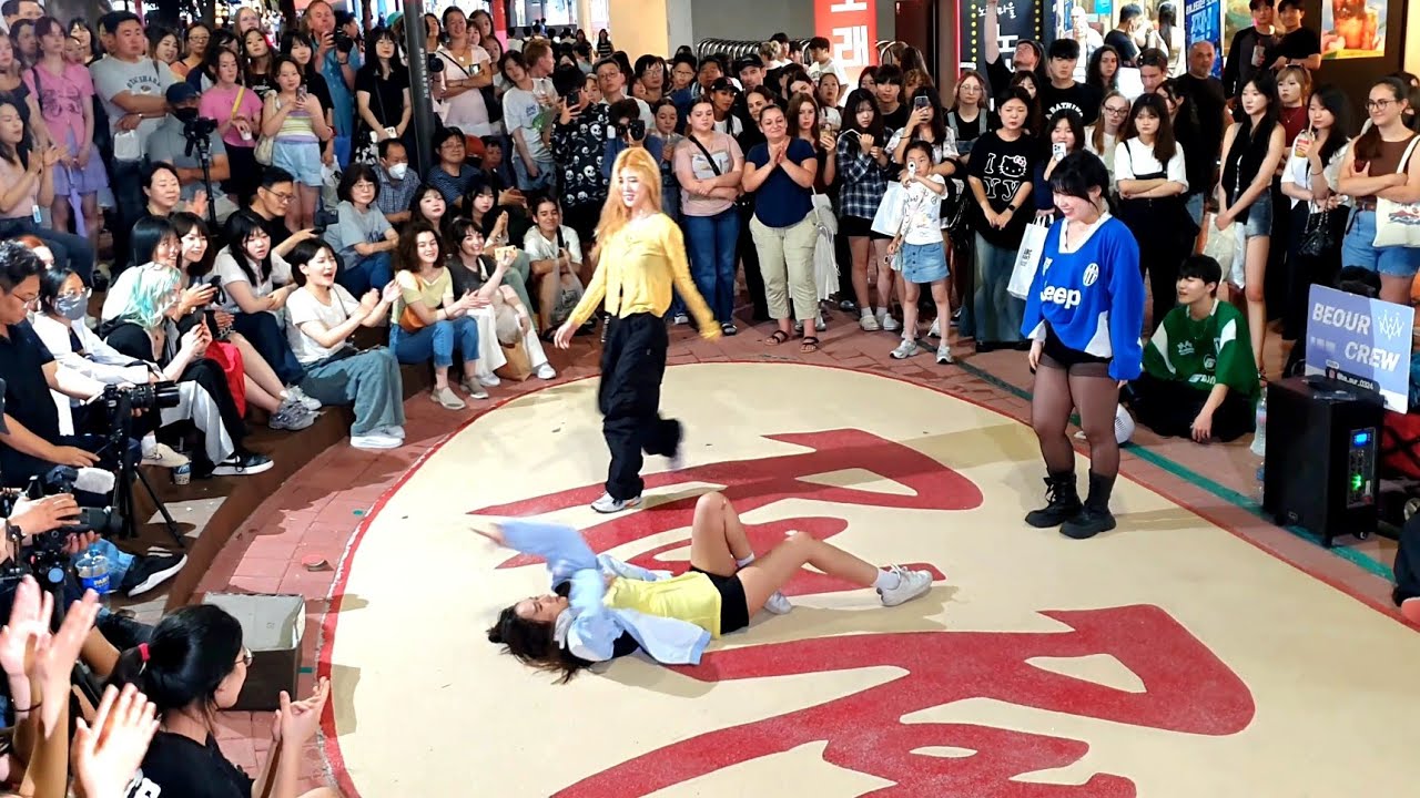 [STREET ARTIST] BE OUR. INTERACTIVE HONGDAE BUSKING. 240705.