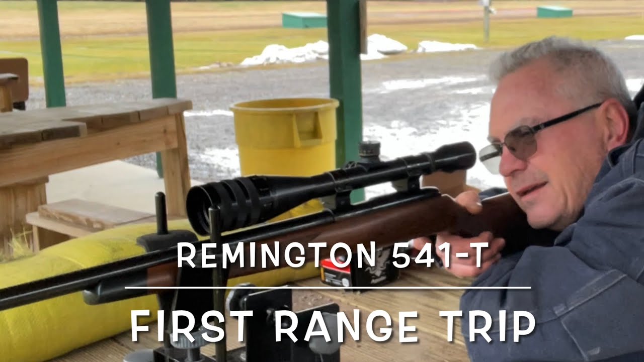 Винтовка Remington 541-T 1994 года с продольно-скользящим затвором и калибром 22LR с прицелом Wea...