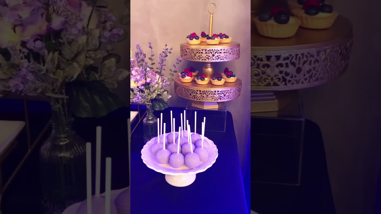 Setting up a dessert table 🍰 #desserttable #wedding #dessert #baker #eventdecor #catering #foodie