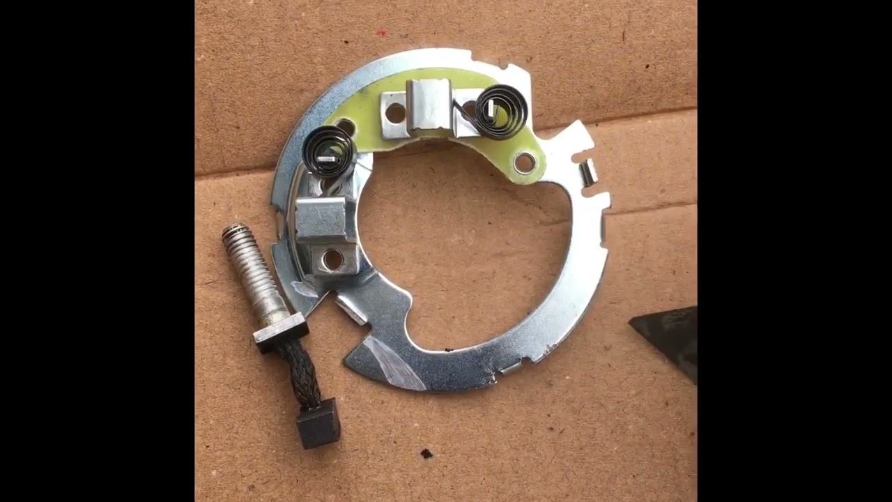 CB400 2003 как поставить щетки стартера