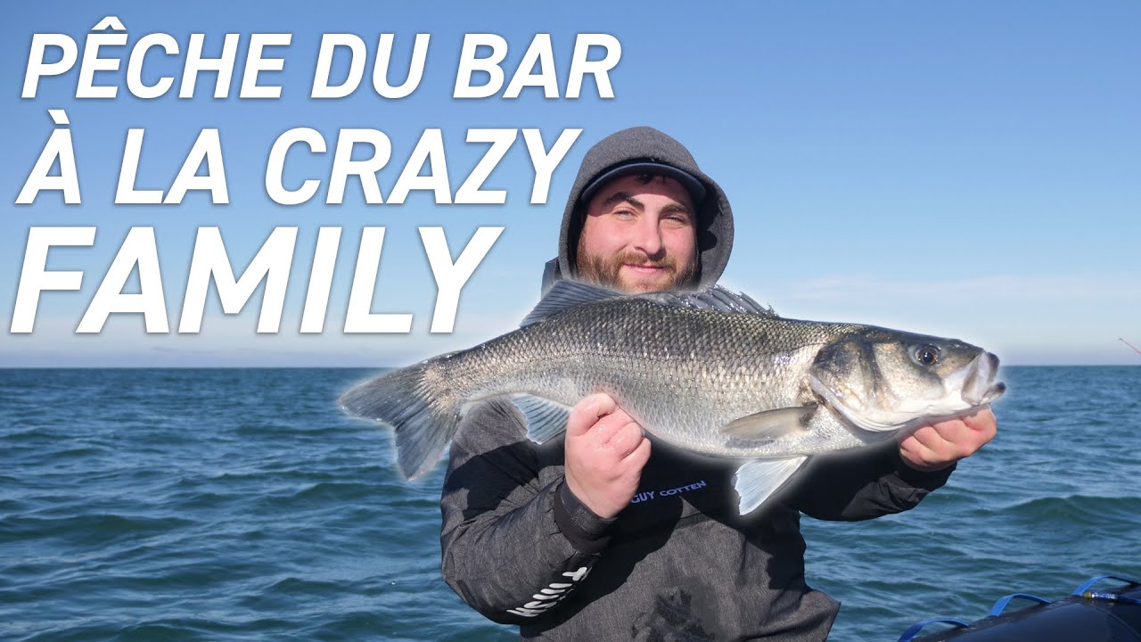 Fiiish - Pêche du bar à la Crazy Family sur la côte Normande