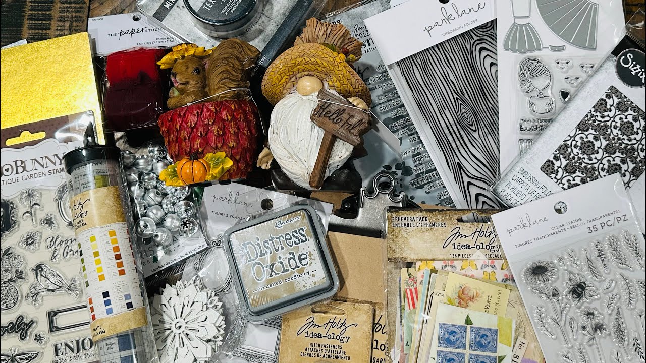Craft Haul from JoAnn and Hobby Lobby - Stocked Up On Tim Holtz!!!