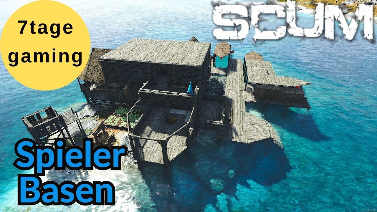SCUM  🏹 55: Heute zeige ich Euch viele Spieler Basen am Server.