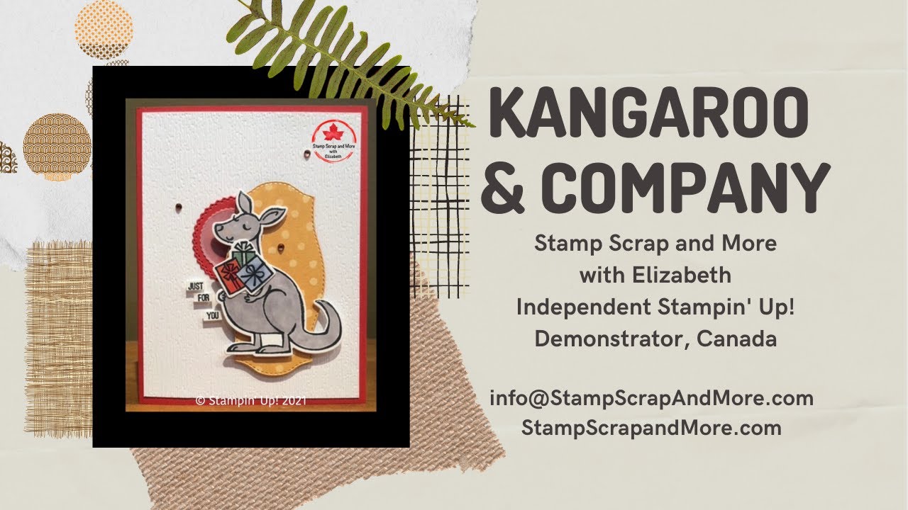 Kangaroo and Company - Poppy Parade Card