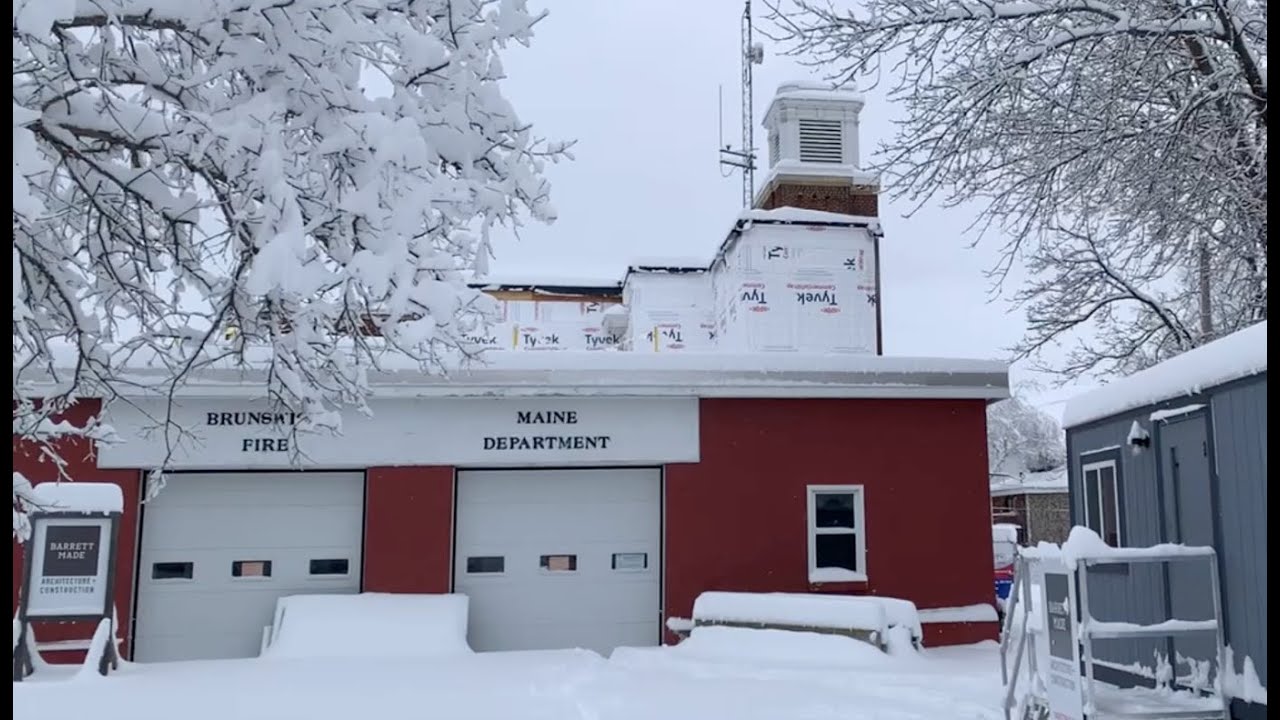 Central Fire Station in Brunswick, Maine: New Year Progress Update