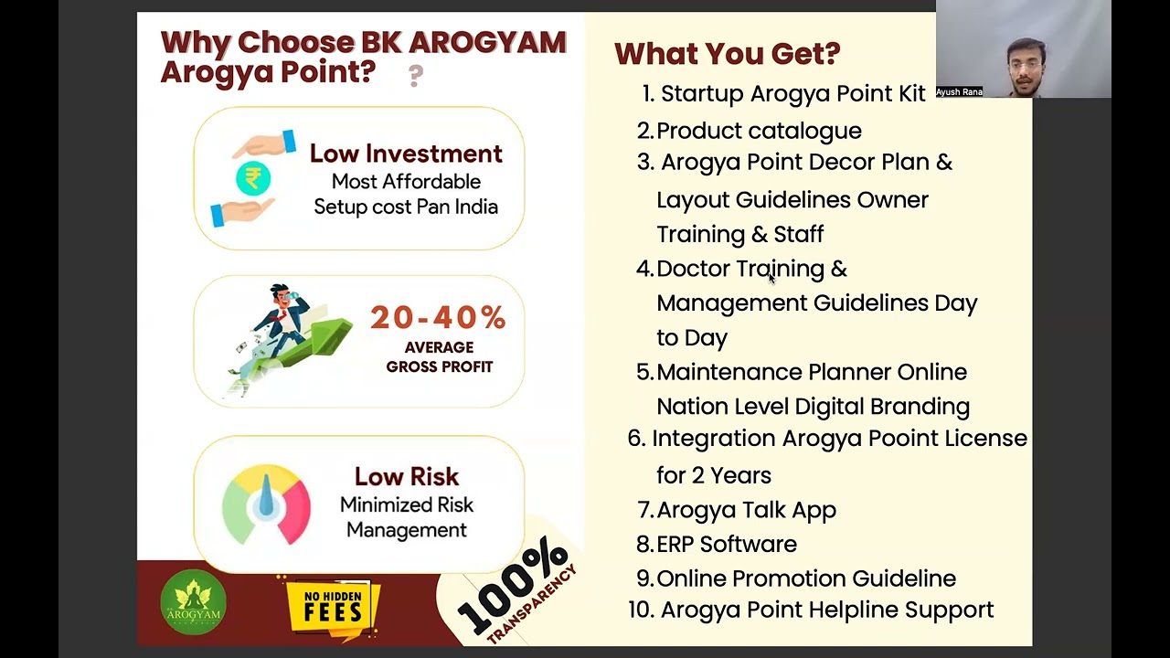 Arogya Point Franchise Model